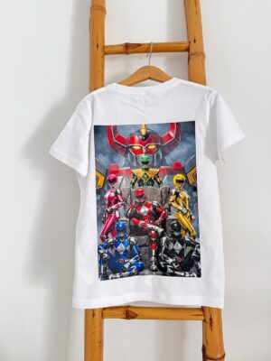 T-Shirt - Power Rangers (com nome)