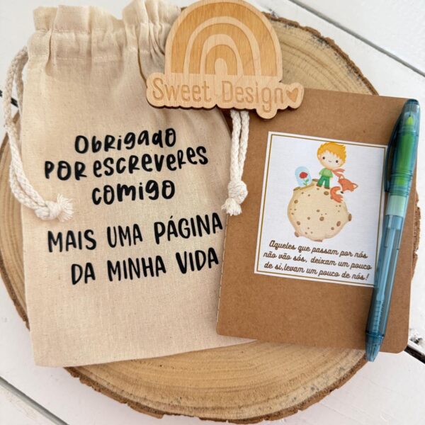 Ofertas Professores - Obrigada por escreveres comigo mais uma página da minha vida_3 (com caneta e caderno linhas)
