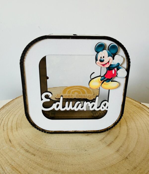 Mealheiro - Mickey com nome